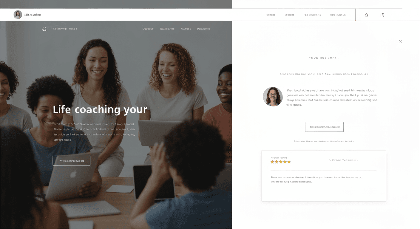 Coaching Landing Page
